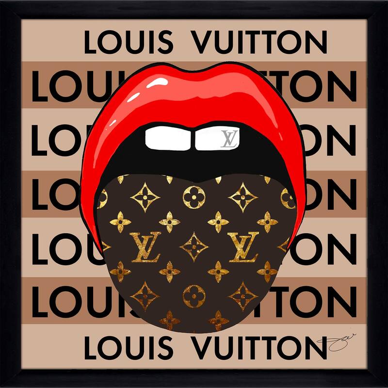 "Louis Vuitton Tongue" by Jodi Print on Acrylic