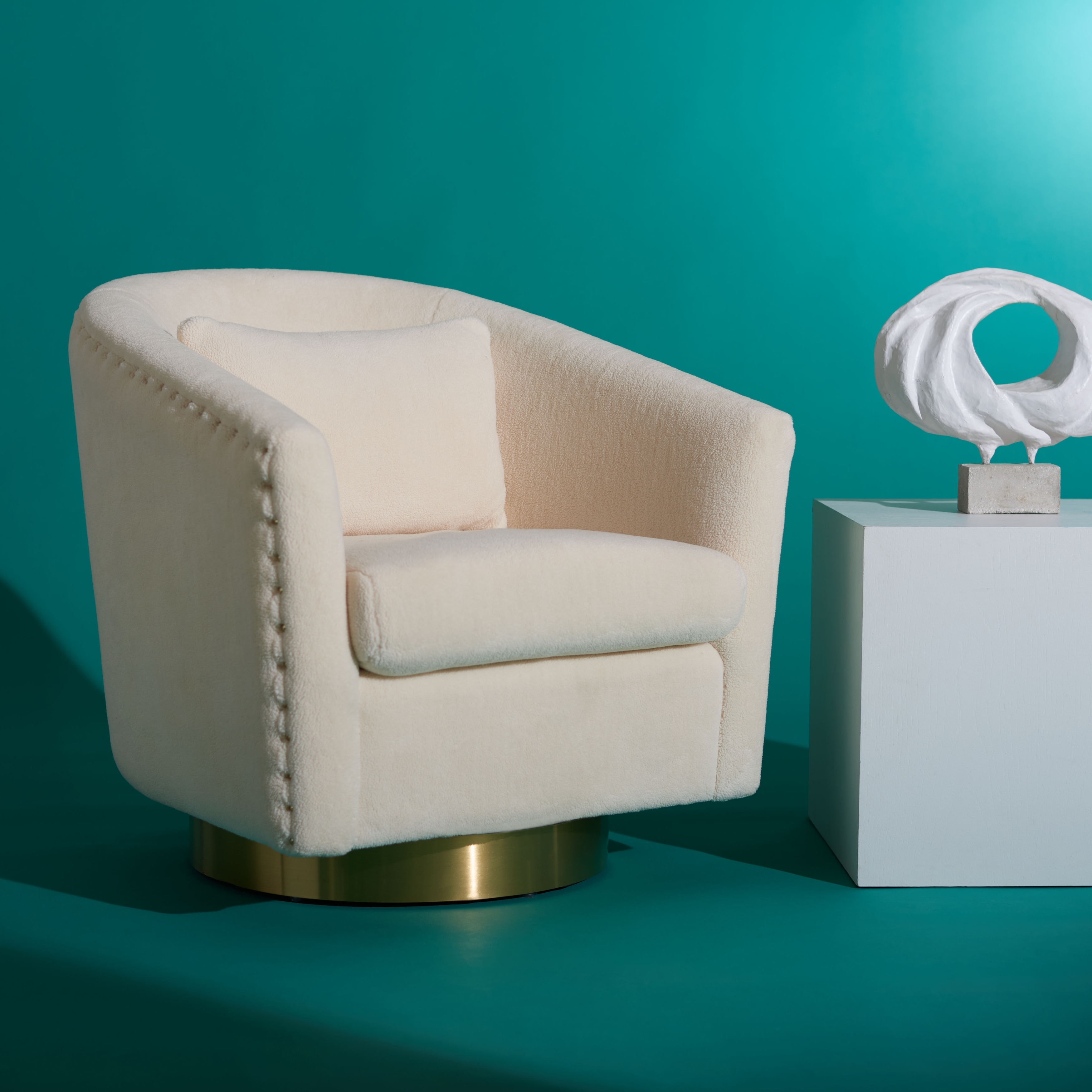 SAFAVIEH Couture Clara Swivel Tub Chair 29.9