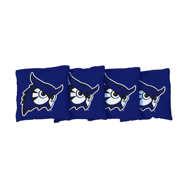 Westfield State Blue Cornhole Bags - Corn Filled