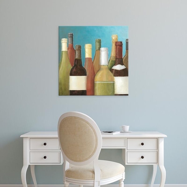 Easy Art Prints Megan Meagher's 'Wine Bottles I' Premium Canvas Art