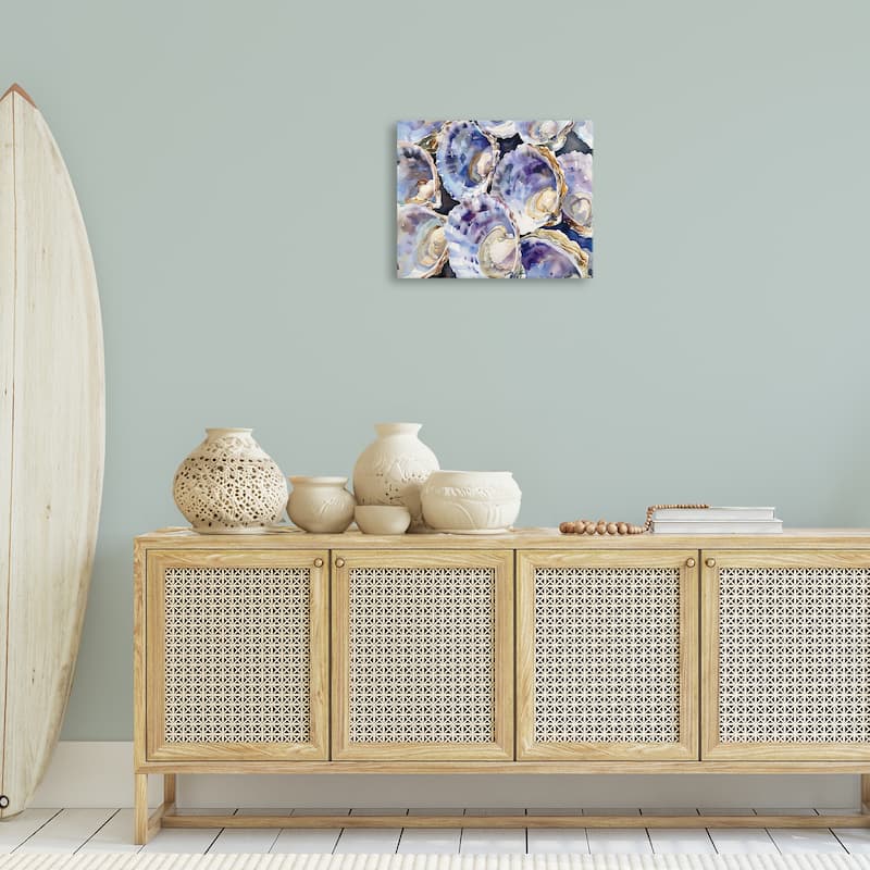 Stupell Maritime Clams & Oysters Canvas Wall Art Design By Heidi Kuntz