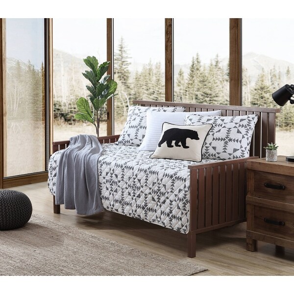 Eddie Bauer Arrowhead Cotton Charcoal 4 Piece Daybed Set. Opens flyout.