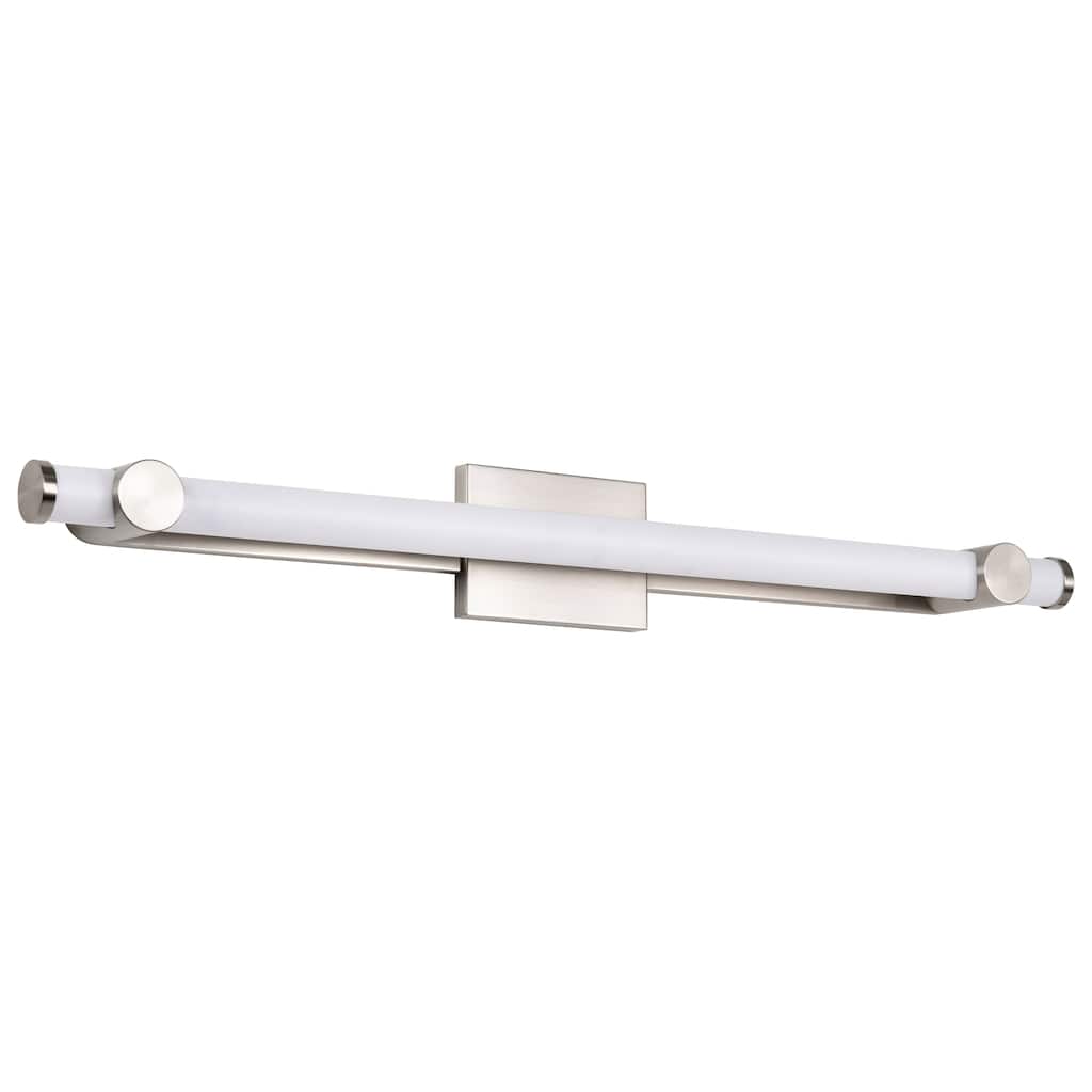 Bowman 36 Inch LED Vanity Brushed Nickel Acrylic Lens - Brushed Nickel