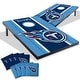 preview thumbnail 1 of 5, Tennessee Titans NFL Compact 2x3 Tailgate Cornhole Board Set Include Carrying Case