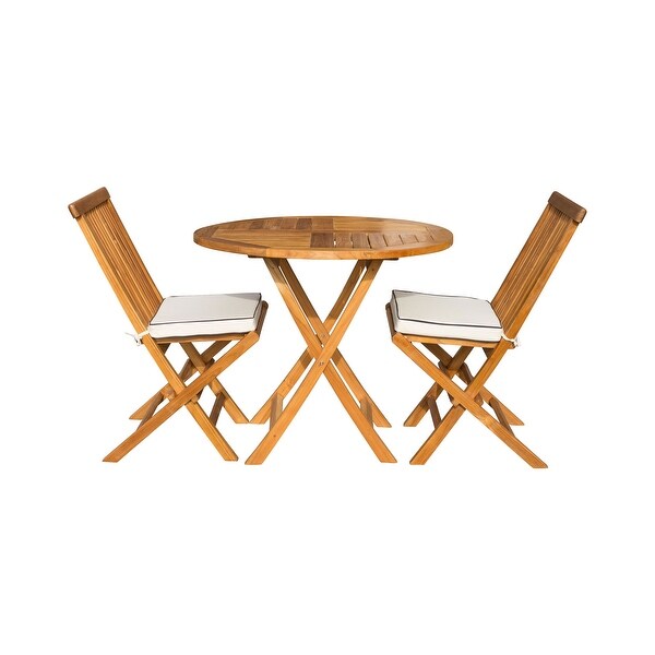 Shop Seven Seas Teak 3 Piece Teak Wood Valencia Patio ... (600 x 600 Pixel)