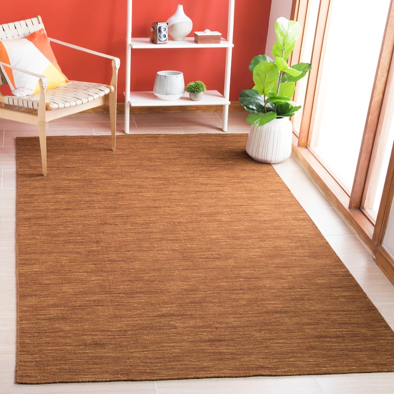 SAFAVIEH Handmade Kilim Aiman Wool Rug - 3' x 5' - Brown
