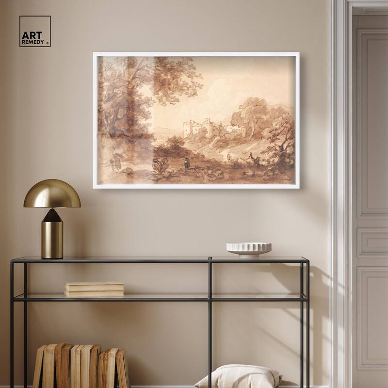 Carew Castle Shadowbox by Art Remedy