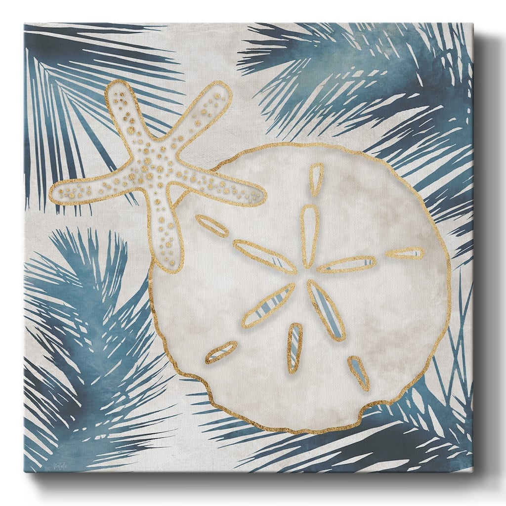 Shells and Palms II-Gallery Wrapped Canvas
