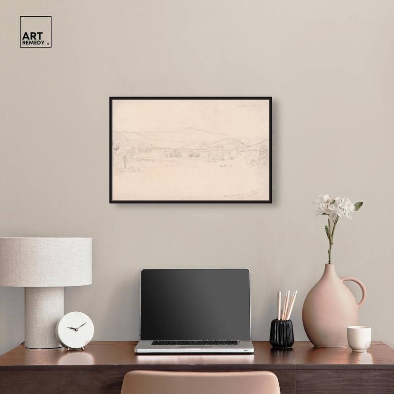Study for View Mt. Washington Canvas by Art Remedy