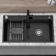 preview thumbnail 12 of 19, Stainless Steel Drop In Single Bowl Kitchen Sinks with Faucet