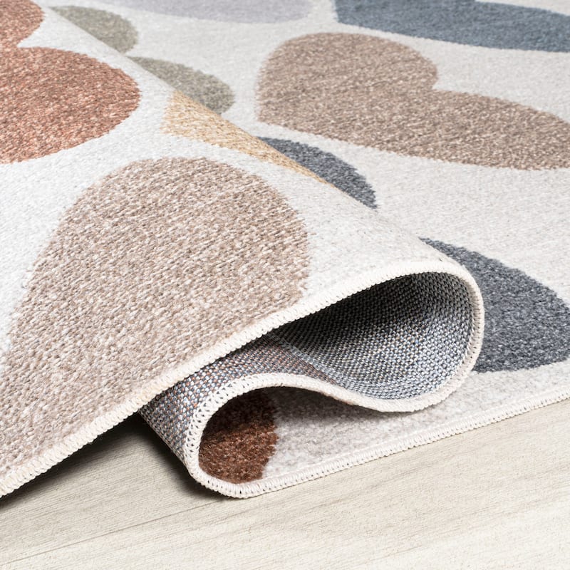 JONATHAN Y Minha Geometric Striped Area Rug