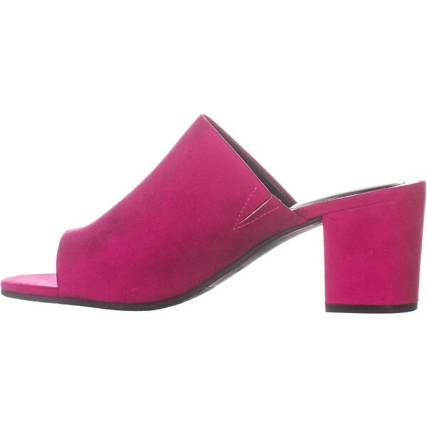 fuchsia mules
