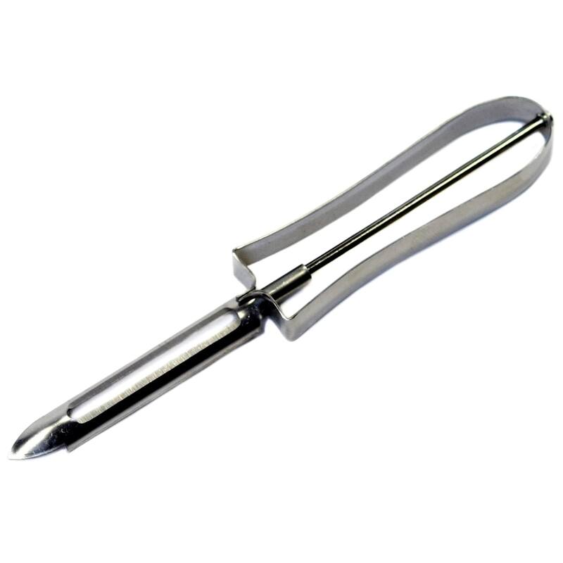 Chef Craft 6-Inch Classic Stainless Steel Vegetable Peeler - Silver