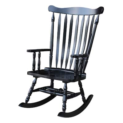 International Concepts Solid Wood Rocking Chair - 28"W x 36"D x 44.5"H