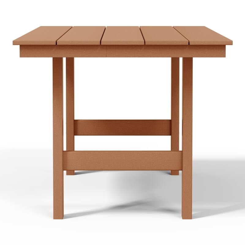 Polytrends Shoreside 6-Piece Arm Chair Dining Set With Bench