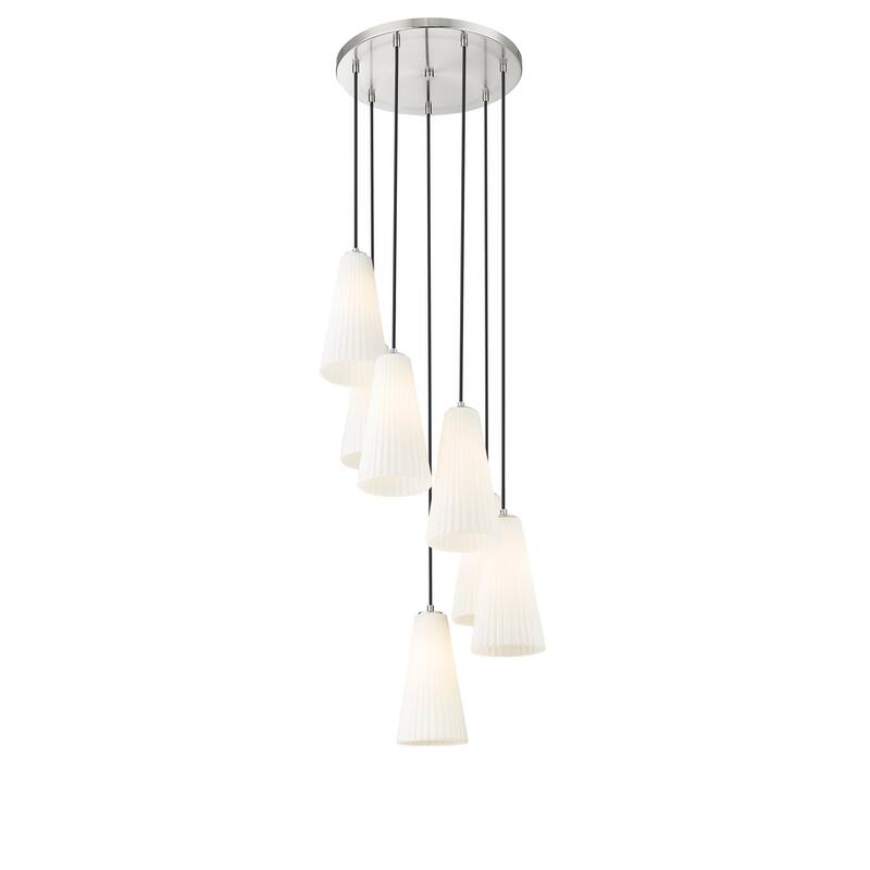 Z-Lite 3043P7-7R Farrell 7 Light 18" Wide Chandelier