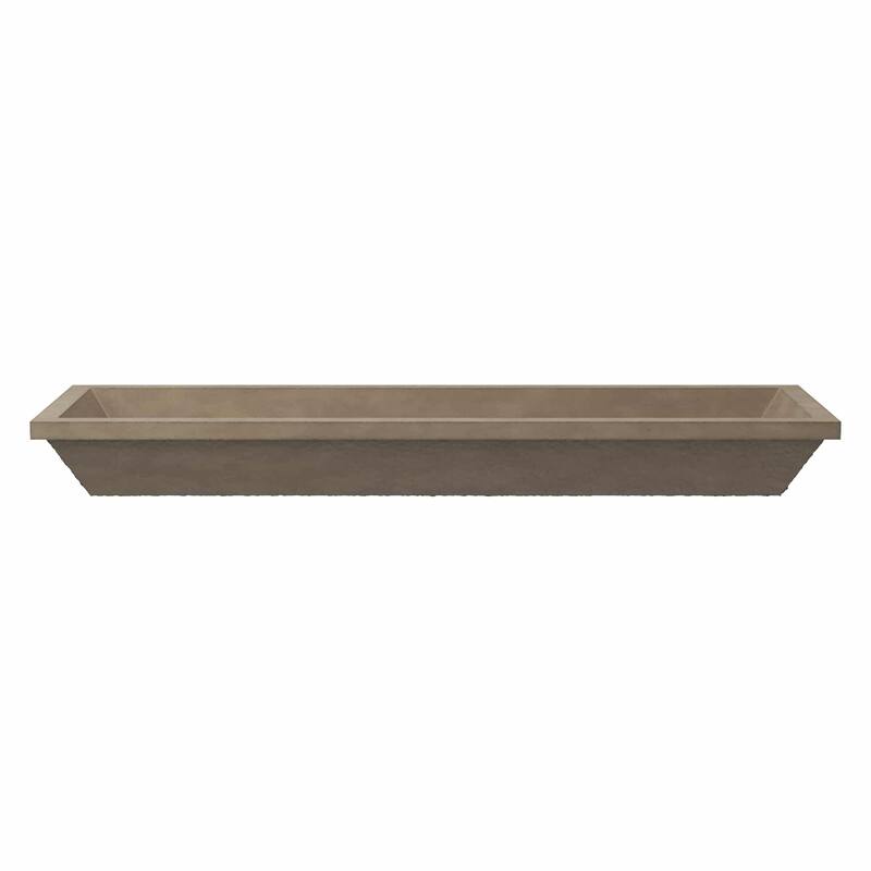 Native Trails NSL4915 NativeStone 49" Rectangular Concrete Undermount