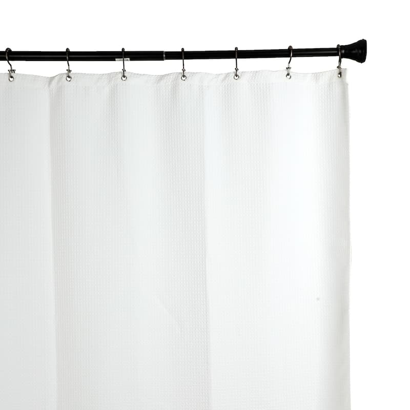 Utopia Alley Deco Flat Double Roller Shower Curtain Hooks, Oil Rubbed Bronze - Oil Rubbed Bronze