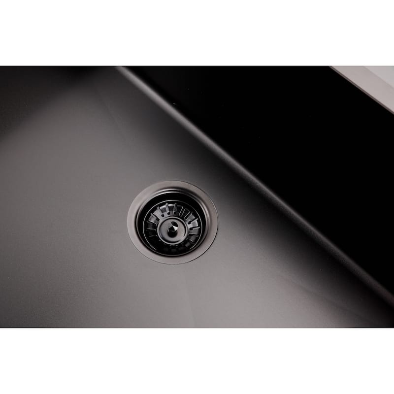 CB HOME 33" Drop-in Single Bowl Stainless Steel/Gold Kitchen Sink