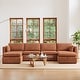 preview thumbnail 91 of 179, Mia Oversized Modular Sectional Fabric Sofa