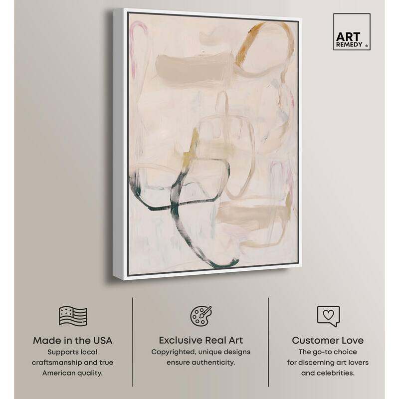 Faded Outlines I Canvas by Art Remedy