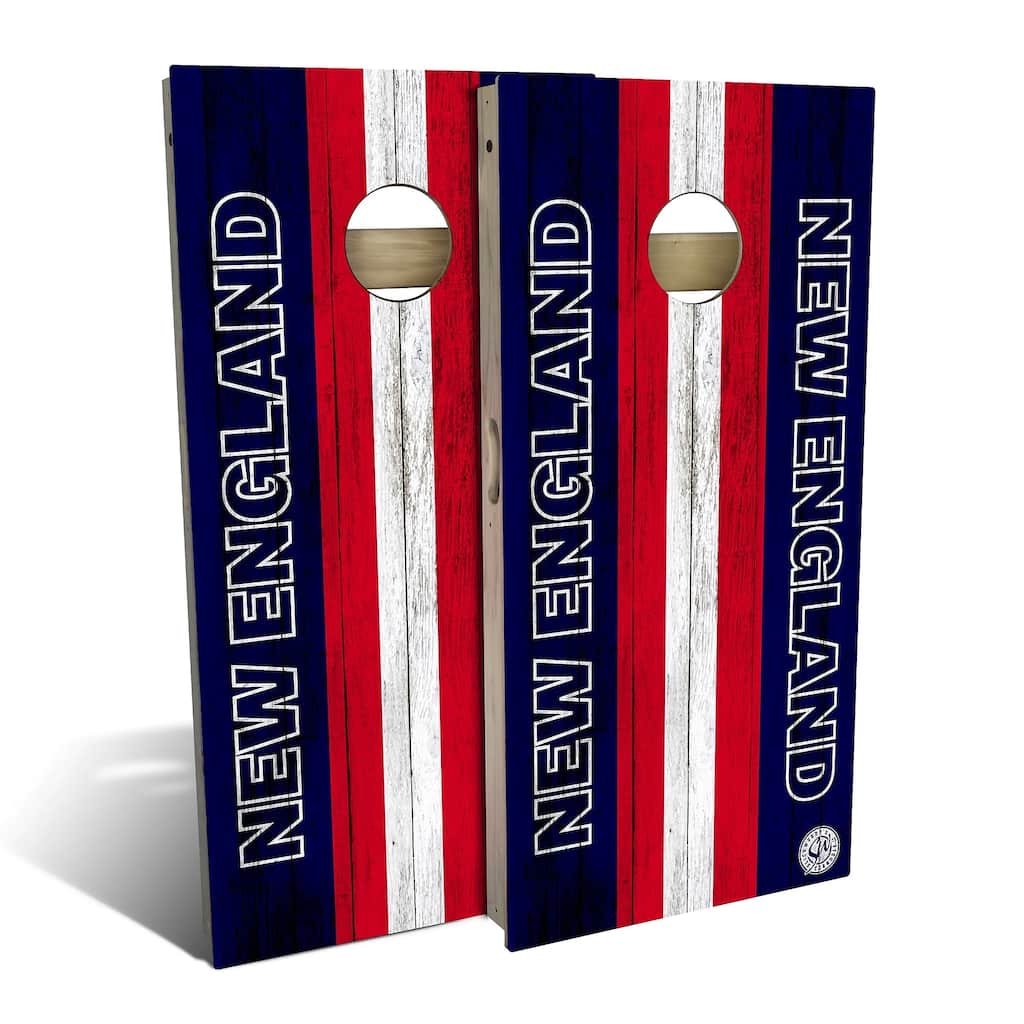 New England Football Outdoor Cornhole Board Set