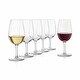 preview thumbnail 1 of 6, Final Touch Set of 6ISO Wine Tasting Crystal Glasses - 7.27 Oz Set of 6 - Clear