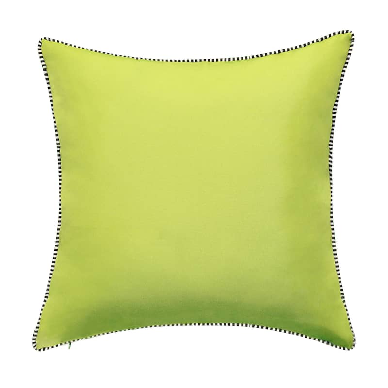 Edie At Home Bees & Flowers Dimensional Indoor/Outdoor Decorative Throw Pillow