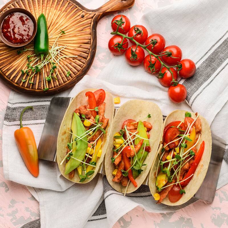 2pcs Taco Holders, Stainless Steel Taco Stands, Silver