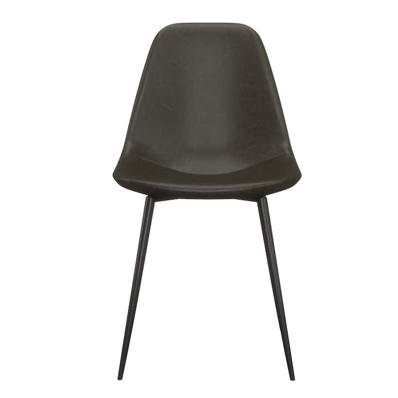 Maxine Vegan Leather Side Chairs (Set of 2)