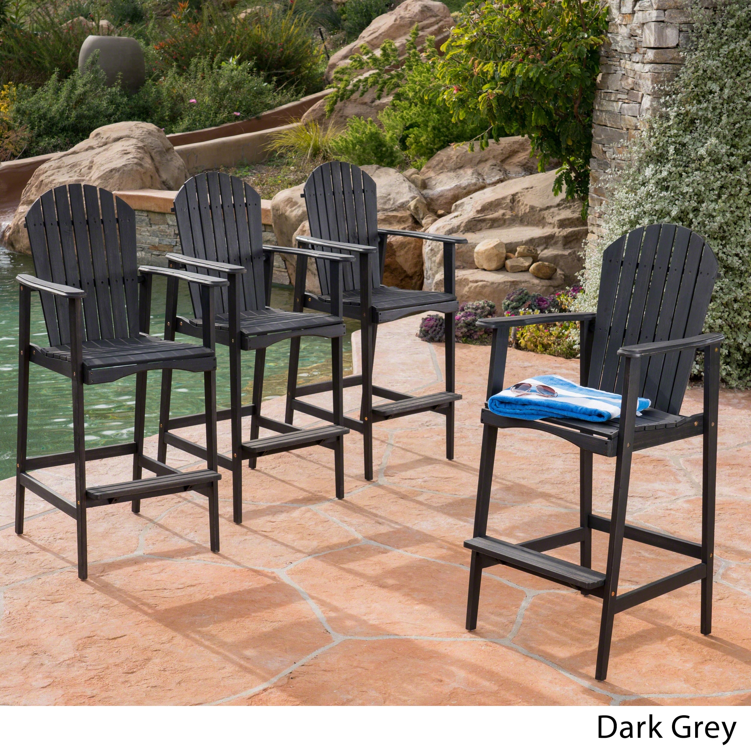 Malibu outdoor adirondack rocking chair hotsell by christopher knight home
