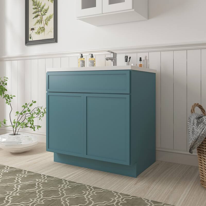 Vanity Art 30" Freestanding Single Base Storage Cabinet with Soft Close Doors