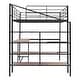 preview thumbnail 7 of 9, Kid-Friendly Design Full Size Loft Bed