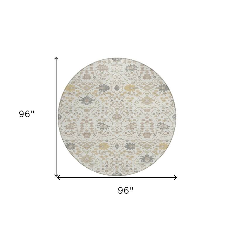 HomeRoots Oriental Traditional Rectangle Outdoor Rug