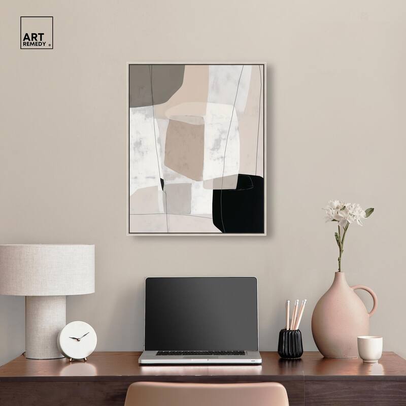Neutral Forms I Canvas by Art Remedy
