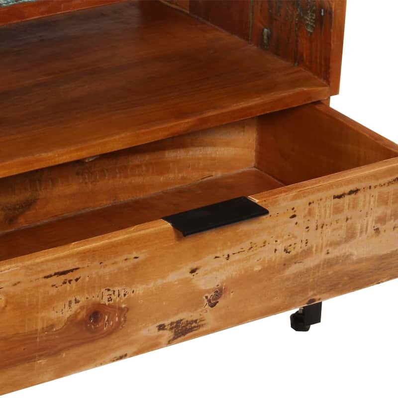 vidaXL TV Stand 46.5"x13.8"x17.7" Solid Wood Reclaimed