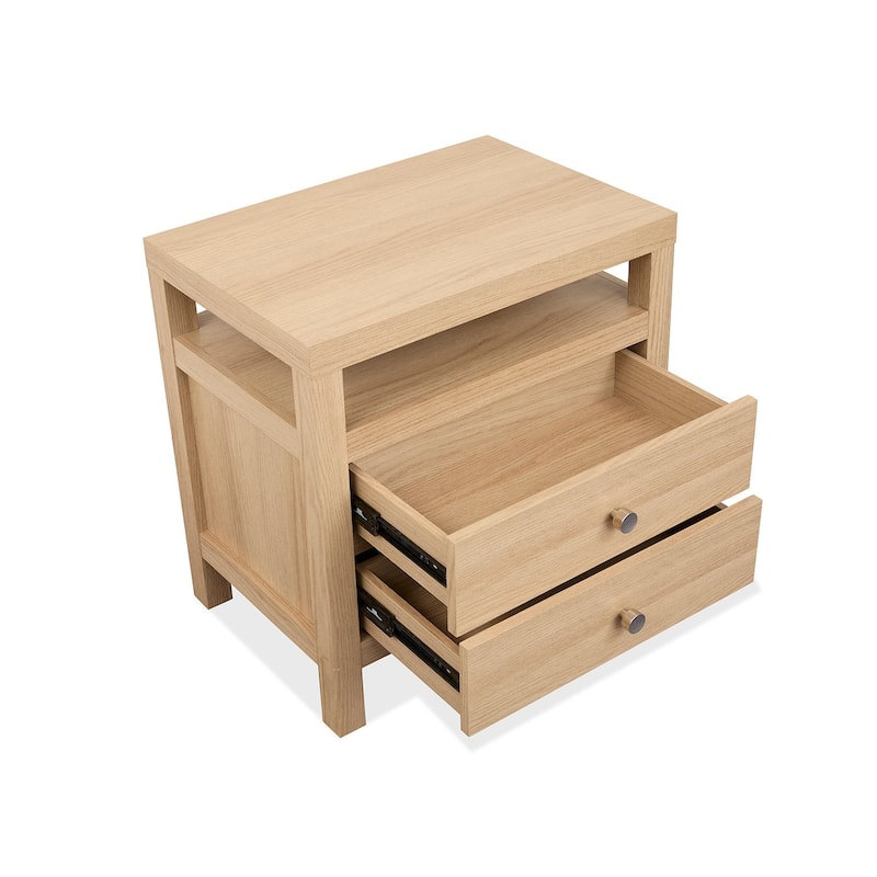 Magnussen Home Merrifield Sandstone Beige Drawer Nightstand