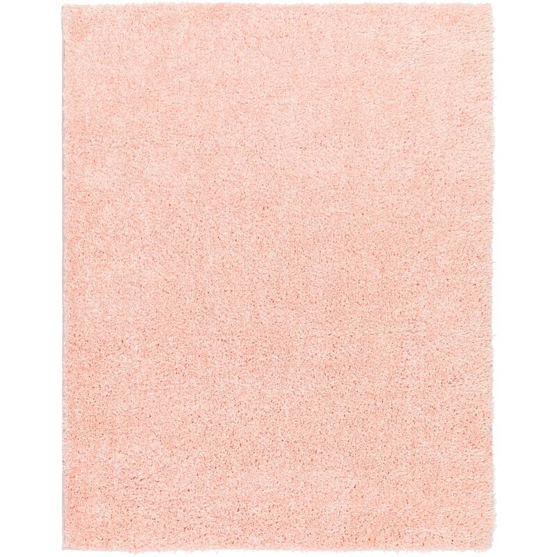 Livabliss Moda Shag Modern & Contemporary Area Rug - Pink - 7' 10" x 10'