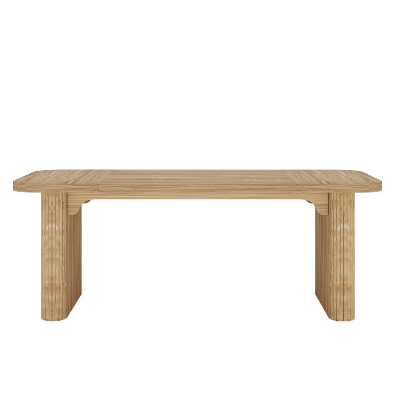 62" Modern Executive Desk, Large Home Office Computer Workstation with Sturdy Double Pedestal Base, Rectangular Writing Table