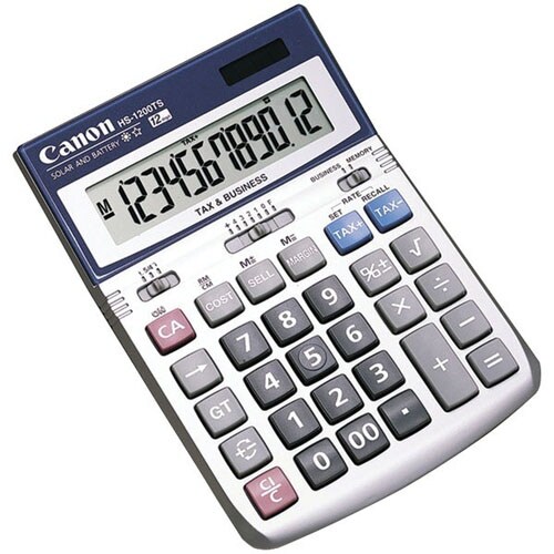 "Canon HS-1200TS Desktop Calculator 12-Digit Calculator"