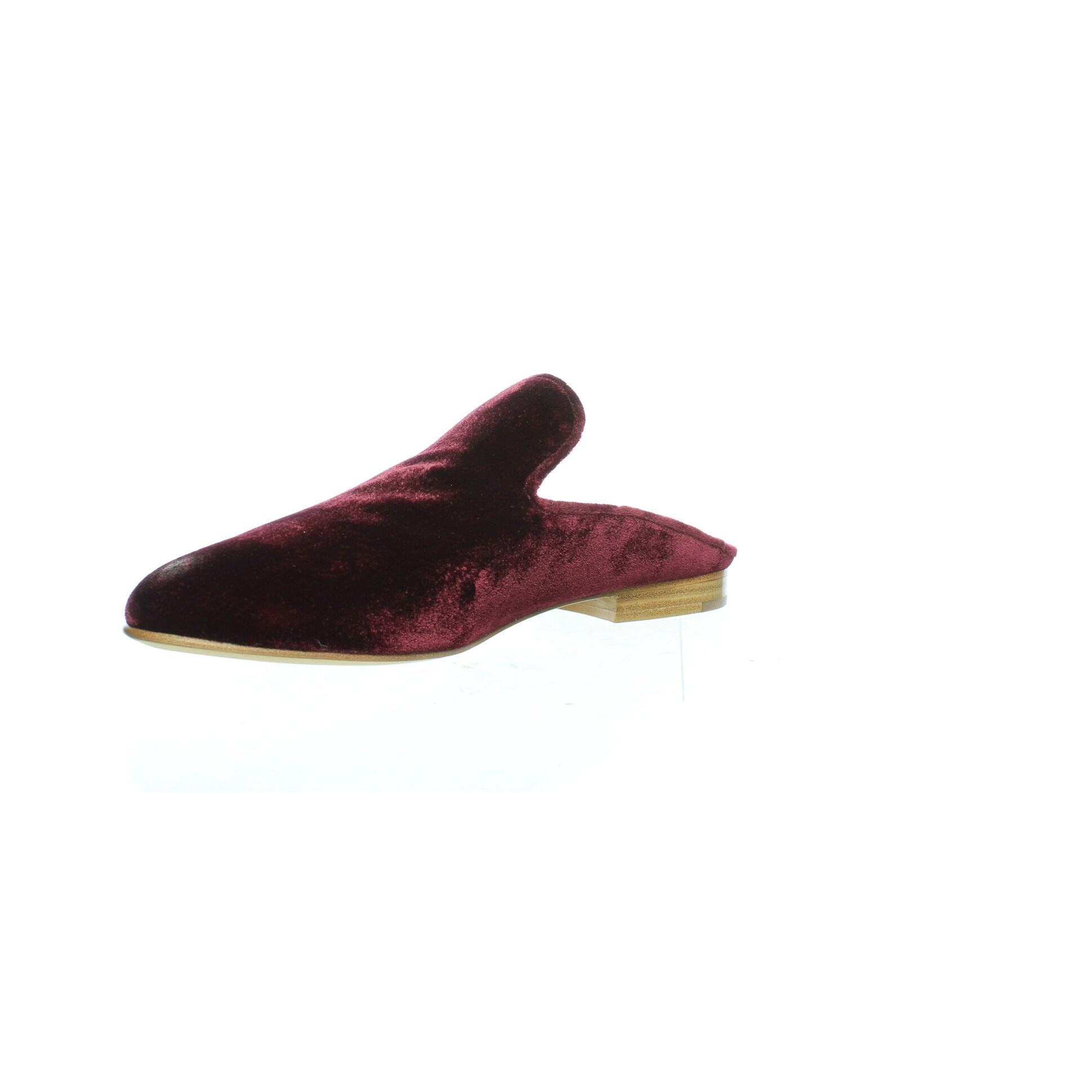 burgundy mules womens