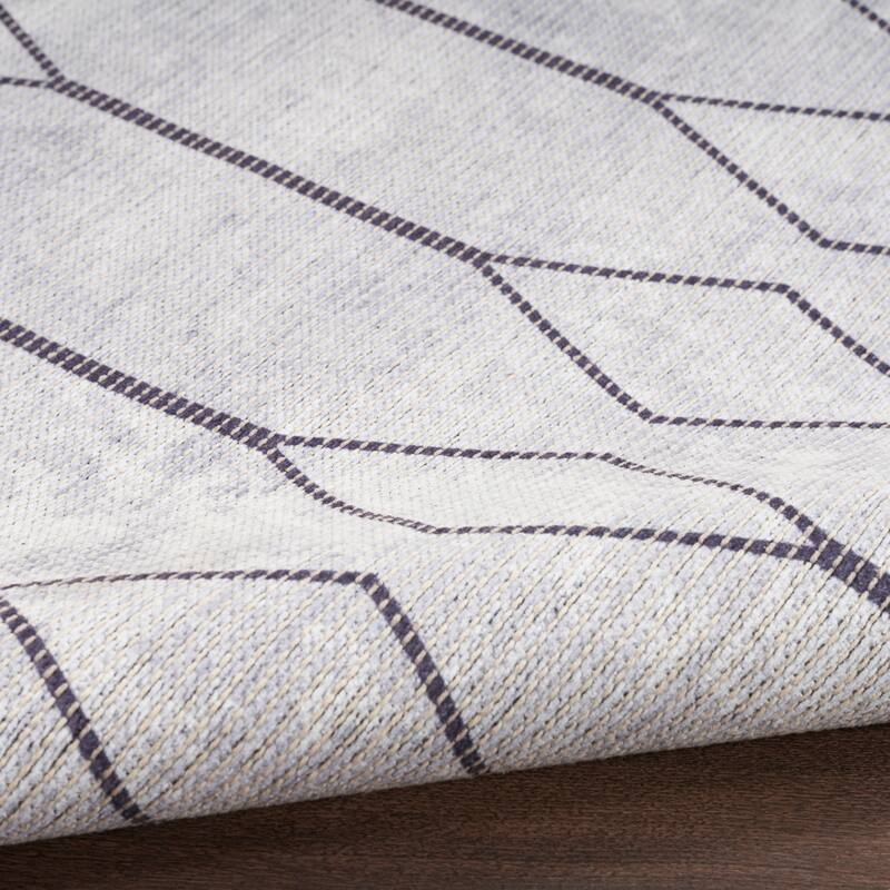 New Concept Washables Indoor only Geometric Machine Washable Area Rug