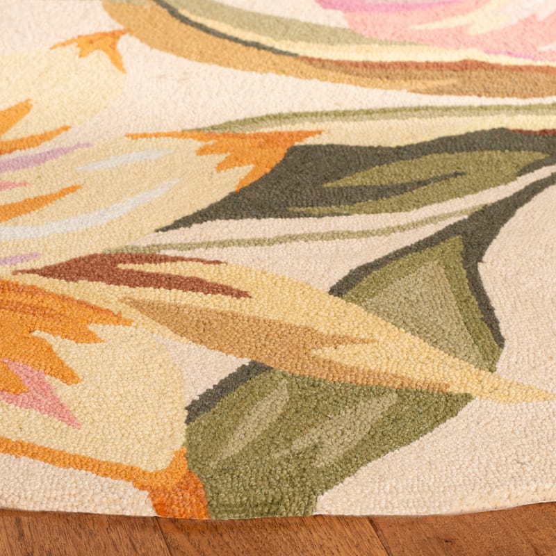 SAFAVIEH Handmade Chelsea Terraza French Country Wool Rug