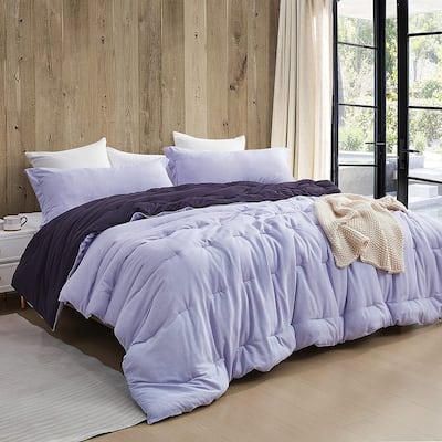 Yoga Pants® - Coma Inducer® Oversized Cooling Comforter Set - Sweet Lavender x Midnight Purple
