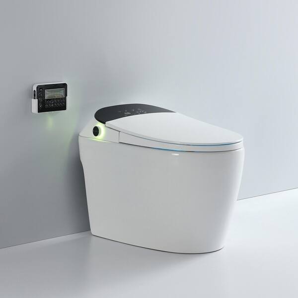 Elongated One Pieces Smart Toilet With Advance Bidet And Soft Closing
