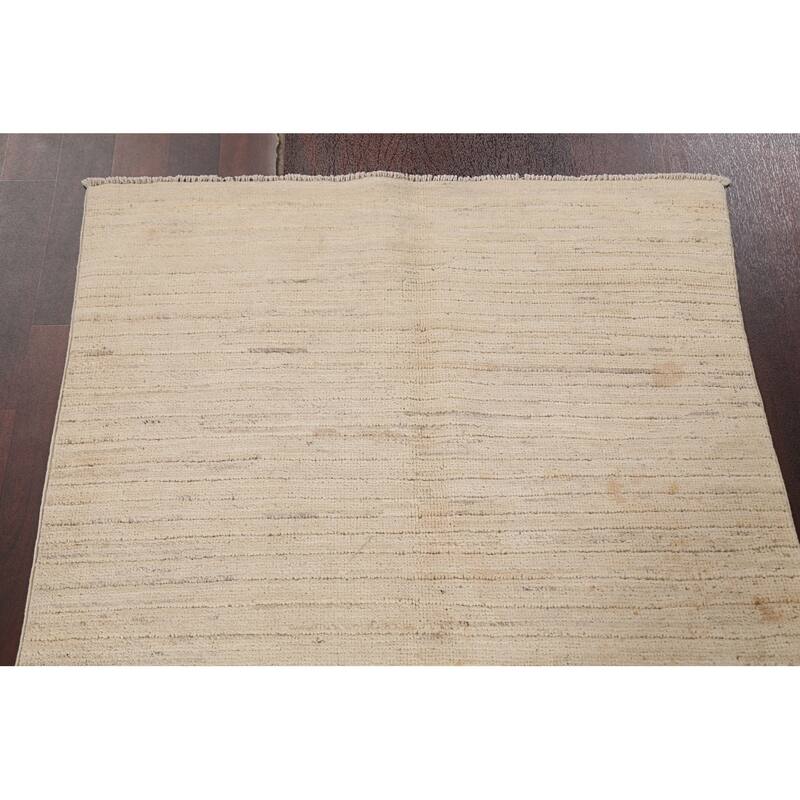 Contemporary Gabbeh Kashkoli Oriental Area Rug Handmade Wool Carpet - 3'3" x 4'10"