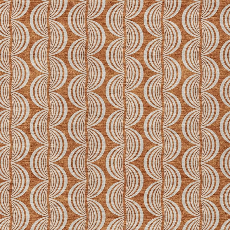 HomeRoots Ogee Transitional Rectangle Outdoor Rug