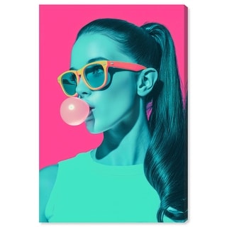 Retro Chic I Modern Pop Art Canvas Print by Art Remedy