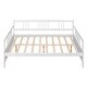 preview thumbnail 17 of 16, Modern Simple Full Size Wood Platform Daybed w/ Solid Wood Slats Support for Bed Room Living Room Space-Saving, Easy Assembly