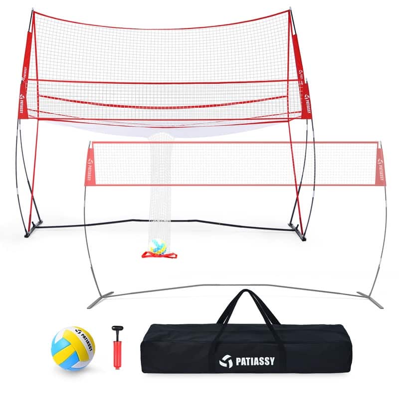 Volleyball Training Equipment Net for Indoor and Outdoor - 14x11ft